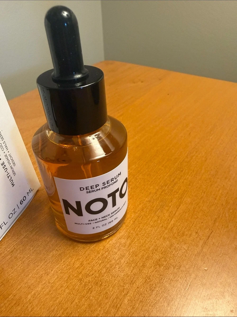 NOTO Deep Serum  face and neck serum  multiuse natural 2fl oz